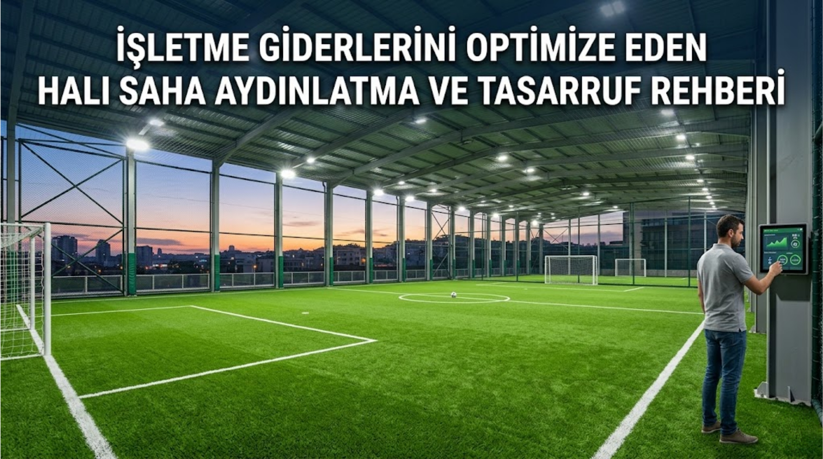 Halı saha aydınlatma sistemlerinde enerji tasarrufu rehberi